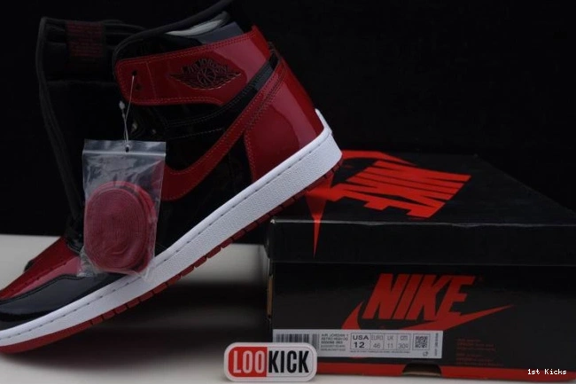 1st Kicks 807 OG 1 High Patent Air SmartChoice 555088- Bred Jordan 1116